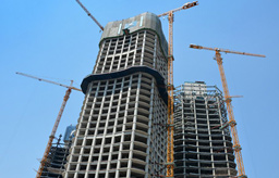 阜新商貿大廈施工建筑圖